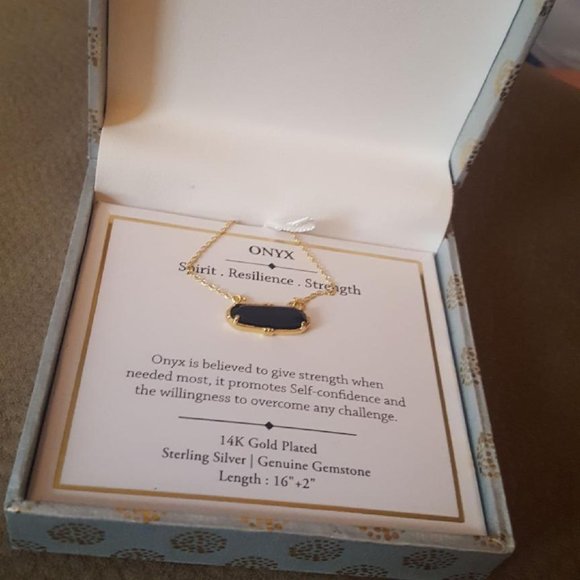 SHIVAM Sterling Silver 14K Gold Plated Necklace - Picture 3 of 4